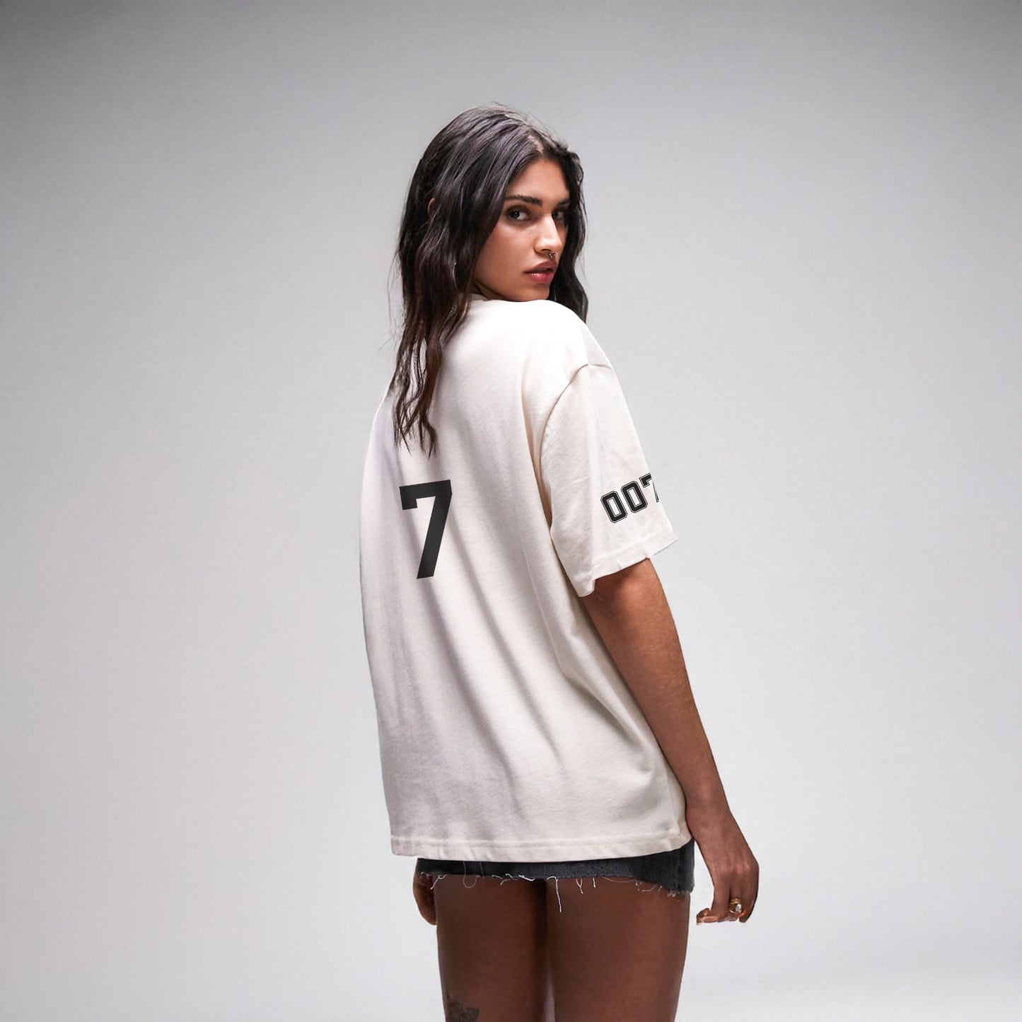 Carbon One More Time Print Premium Cotton T-shirt - Morse Code  Limited Edition