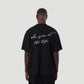 luxury oversized t-shirt, best quote t-shirt, see you at the top tee, black cotton oversized tee, carbon madras tshirt, premium unisex tshirt, inspirational t-shirt, luxe black quote shirt, high end black t-shirt