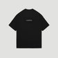 Carbon Unisex Bold Print Black Oversized Tee Cotton -  ( SEE YOU AT THE TOP )