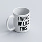 Carbon Minimal Mug - Woke up