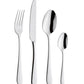 quality metal cutlery set silver