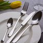 quality metal stainless cutlery set silver