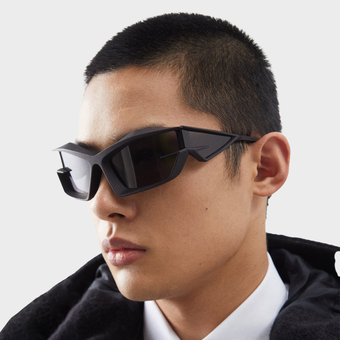 Spectra unisex futuristic cyberpunk silver sunglass - Chrome  display picture 1