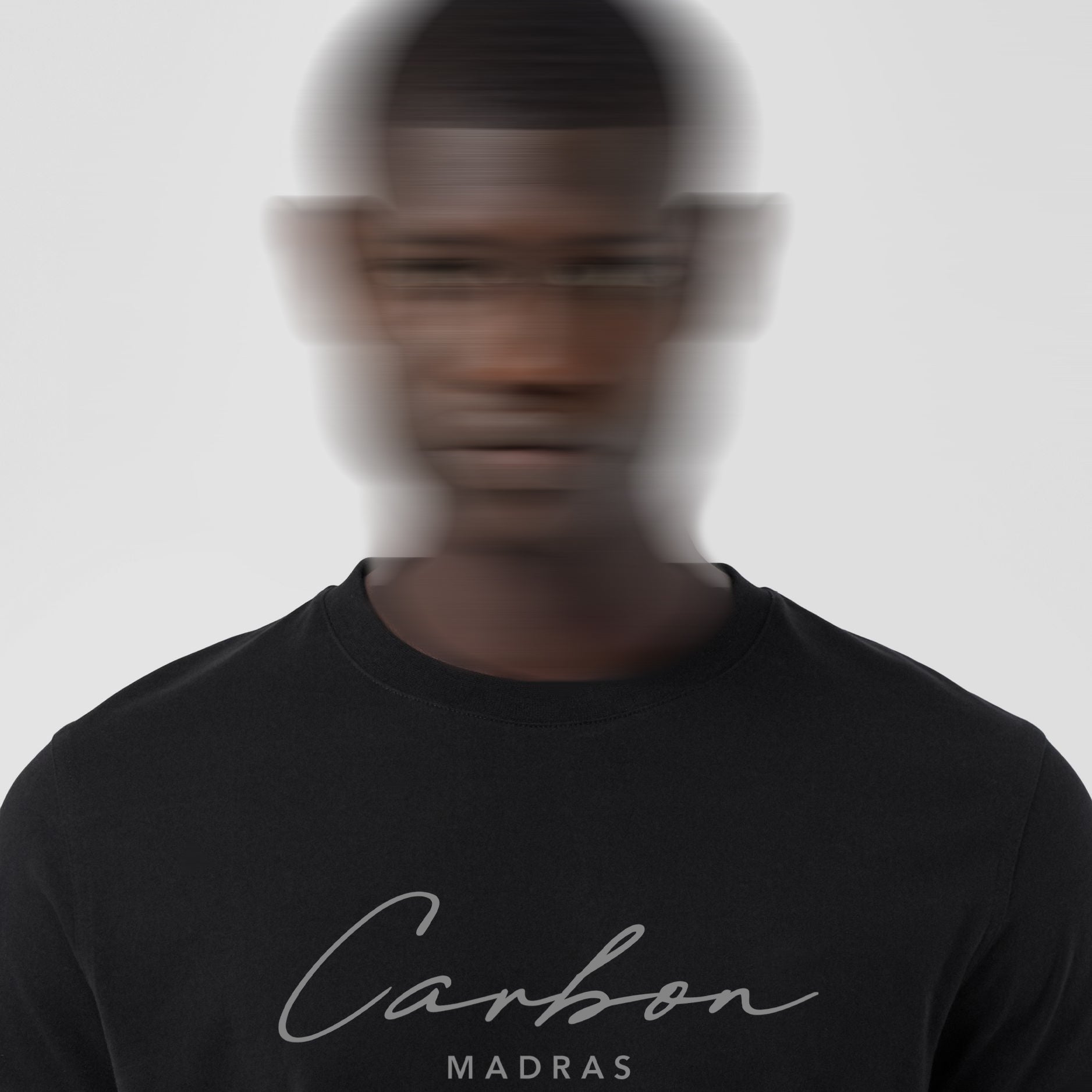 Logo Print Black Cotton T-Shirt - carbon