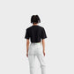 Carbon bold print crop-top Women -Regualr fit - carbon