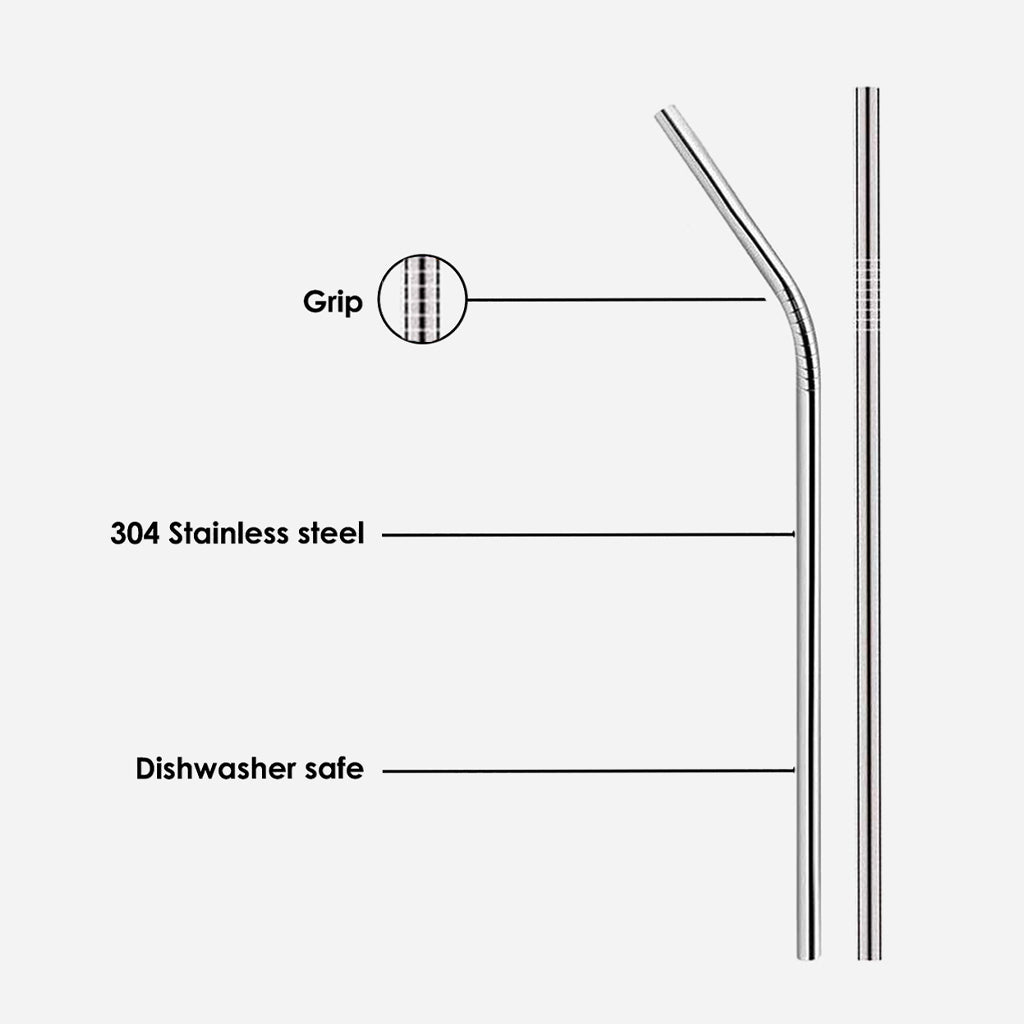 Eco-Friendly Reusable metal straws